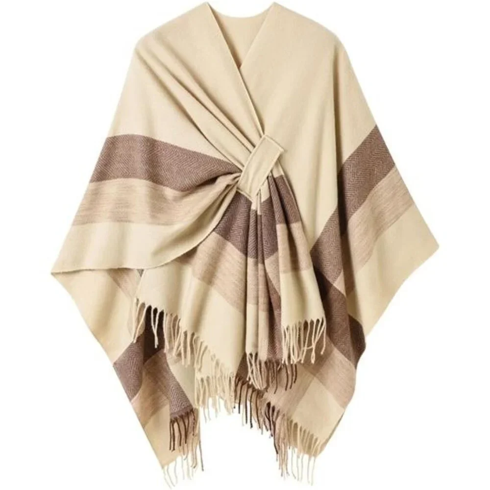 Women's Elegant Shawl Wraps - Picture 2 of 6